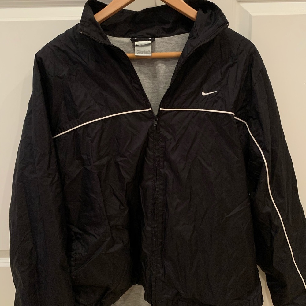 Nike Black Windbreaker